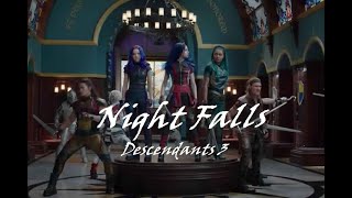 Descendants 3  Night Falls with Lyrics [upl. by Wennerholn]