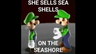 Luigi Sells Seashells By The Sea Shore 1 Hour [upl. by Lirbaj]