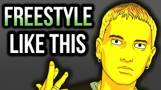 How To Freestyle Rap Better In 5 Simple Steps For Beginners [upl. by Brezin]