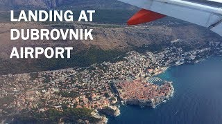 Landing at Dubrovnik Airport Croatia  easyJet A320 [upl. by Anoyk]