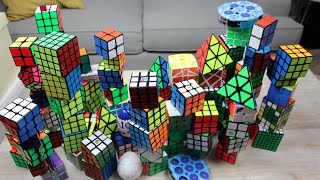 My Rubiks Cube Collection 100 Cubes [upl. by Zurek]