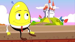 Humpty Dumpty Sat On A Wall  Nursery Rhyme with Lyrics [upl. by Sindee]