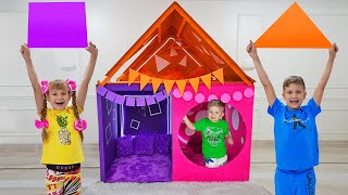 Diana and Roma in the Shapes House Adventure [upl. by Hurd]