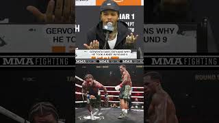 Gervonta Davis Explains Why He Took Knee Against Lamont Roach Jr  MMA Fighting [upl. by Erihppas]