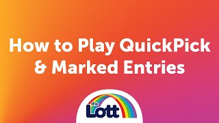 How to Play  QuickPick amp Marked Entries [upl. by Sdlonyer]