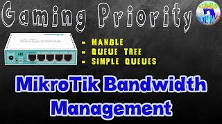 MikroTik Bandwidth Management with Gaming Priority  Mangle  Queue Tree  Simple Queues  Tagalog [upl. by Lohse722]