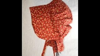 How to Sew a Prairie Bonnet [upl. by Cuhp304]