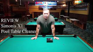 Review Simonis X1 Pool Table Cleaner [upl. by Eulaliah]