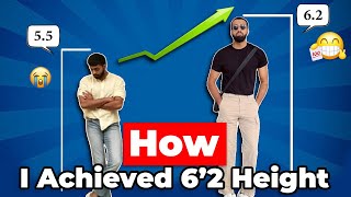 This is HOW I Achieved 6’2 Height Hindi [upl. by Atarman]