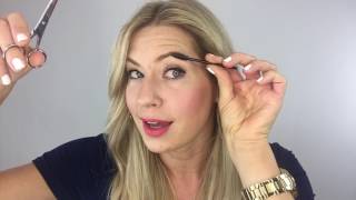 How To Trim Your Own Eyebrows Tutorial [upl. by Ainsworth]