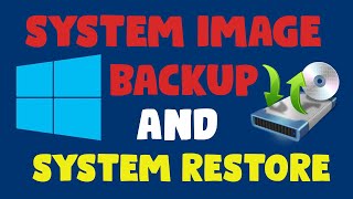 How To Create a System Image Backup And Do A System Restore In Windows 10 [upl. by Pennie]