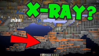 Minecraft 3 XRAY GLITCH TUTORIAL 2020 HOW TO SEE THROUGH THE GROUND amp BLOCKS in Minecraft SURVIVAL [upl. by Eteragram]