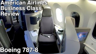 American Airlines Business Class Flight Review  Boeing 7878  ORDLHR [upl. by Waring643]