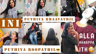 Anne sherikkum onnu nokiye🤨Endelum kozhapam ondo🧐selfcare haircut threading makeover momfun [upl. by Ailyn]