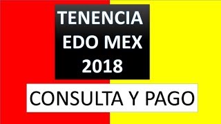 Tenencia 2019 EDO MEX ESTADO DE MÉXICO ✅✅✅ Consulta Adeudos  Pago de Tenencia [upl. by Dre]