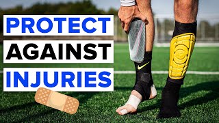 BEST FOOTBALL GEAR TO PREVENT amp AVOID INJURIES [upl. by Pirnot]