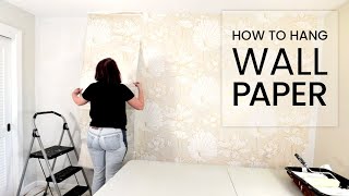 How to Hang Wallpaper with Paste [upl. by Chappie]