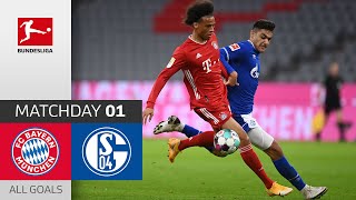 FC Bayern München  FC Schalke 04  80  All Goals  Matchday 1 – Bundesliga 202021 [upl. by Nereids]