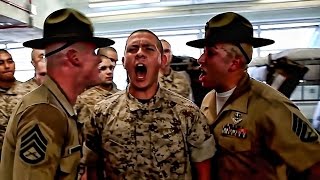 USMC Drill Instructors • Get Ready For Screaming [upl. by Downall]