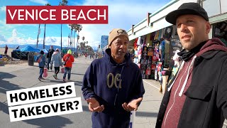 Is Venice Beach Still Paradise Homeless Takeover 🇺🇸 [upl. by Hadria]