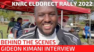 Gideon Kimani Interview  2022 KNRC Eldoret Rally [upl. by Ayortal]