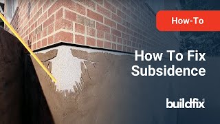 How To Fix Subsidence  Buildfix [upl. by Eesyak354]