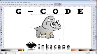 How to make GCODE file of any image for CNC machine INKSCAPE [upl. by Aizat]