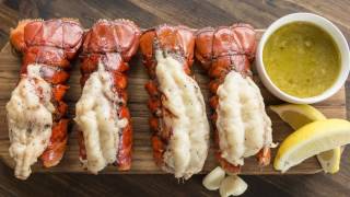 Valentines Day Pecan Grilled Lobster Tails Recipe  Traeger Grills [upl. by Neuburger416]