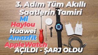 3 YÖNTEM AKILLI SAAT TAMİRİ Açılmıyor Şarj Olmuyor mi applewatch amazfit huawei samsung haylou [upl. by Euginimod]