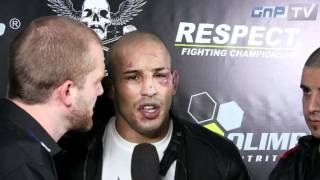 RespectFC 7 Abu Azaitar im PostFight Interview [upl. by Ewens]