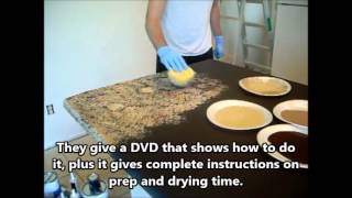 Giani Granite Countertop Paint Review  Giani Countertop Before amp After Video [upl. by Osmo500]