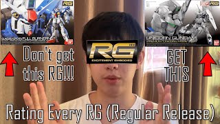 Rating Every RG Real Grade In One Video  Pt1 Regular Release [upl. by Dace]