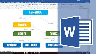 Como hacer un MAPA CONCEPTUAL en WORD 2020 [upl. by Cary]