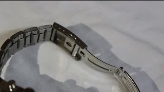 How to Adjust your Seiko Watch Band the Easy Way Recorded from a DSLR [upl. by Tjaden664]