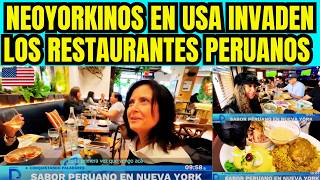 RESTAURANTES PERUANOS ARRASAN EN ESTADOS UNIDOS [upl. by Hedberg]