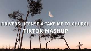 Drivers License x Take Me To Church TikTok FULL mashup Olivia Rodrigo x Hozier [upl. by Hembree]