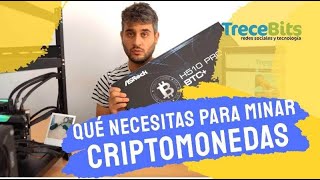 Qué se necesita para MINAR CRIPTOMONEDAS [upl. by Thurston]