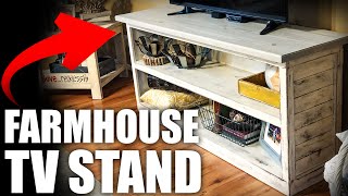 Modern Farmhouse TV Stand [upl. by Meghann]