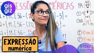 EXPRESSÃO NUMÉRICA  MATEMÁTICA BÁSICA \Prof Gis [upl. by Silletram572]