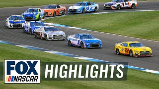 NASCAR Cup Series at Indianapolis  NASCAR ON FOX HIGHLIGHTS [upl. by Garibull]