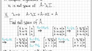 Eigenvalue and Eigenvector Computations Example [upl. by Stoll]