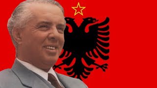 Enver Hoxha Tungjatjeta Long Live Enver Hoxha English Lyrics [upl. by Ahsinor]