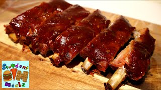 SLOW COOKED OVEN RIBS RECIPE [upl. by Kareem]