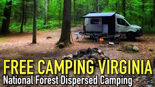 YES VIRGINIA… FREE GREAT CAMPING  Overlanding George Washington National Forest In Revel 1of3 [upl. by Middleton64]