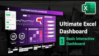 How to Create Impressive Interactive Excel Dashboard  Ultimate Excel Dashboard Ep 1 [upl. by Ahsinet]