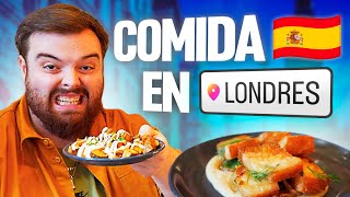 PROBANDO COMIDA ESPAÑOLA EN LONDRES ¿VALE LA PENA [upl. by Eads]