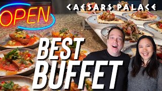 CAESARS BUFFET LAS VEGAS The NEW All You Can Eat Buffet in Las Vegas [upl. by Hylan519]