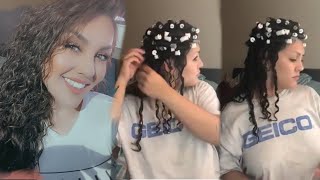 How I Perm My Hair At Home  Quick amp Easy  Savannahxo28 [upl. by Wallas514]