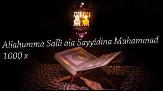 Allahumma Salli ala Sayyidina Muhammad 1000 x [upl. by Nahsyar]