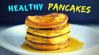 3 Ingredient Healthy Pancakes 3 WAYS GLUTEN FREE [upl. by Grobe853]